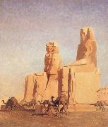 Jean Leon Gerome, The Colossi of Thebes Memnon and Sesostris